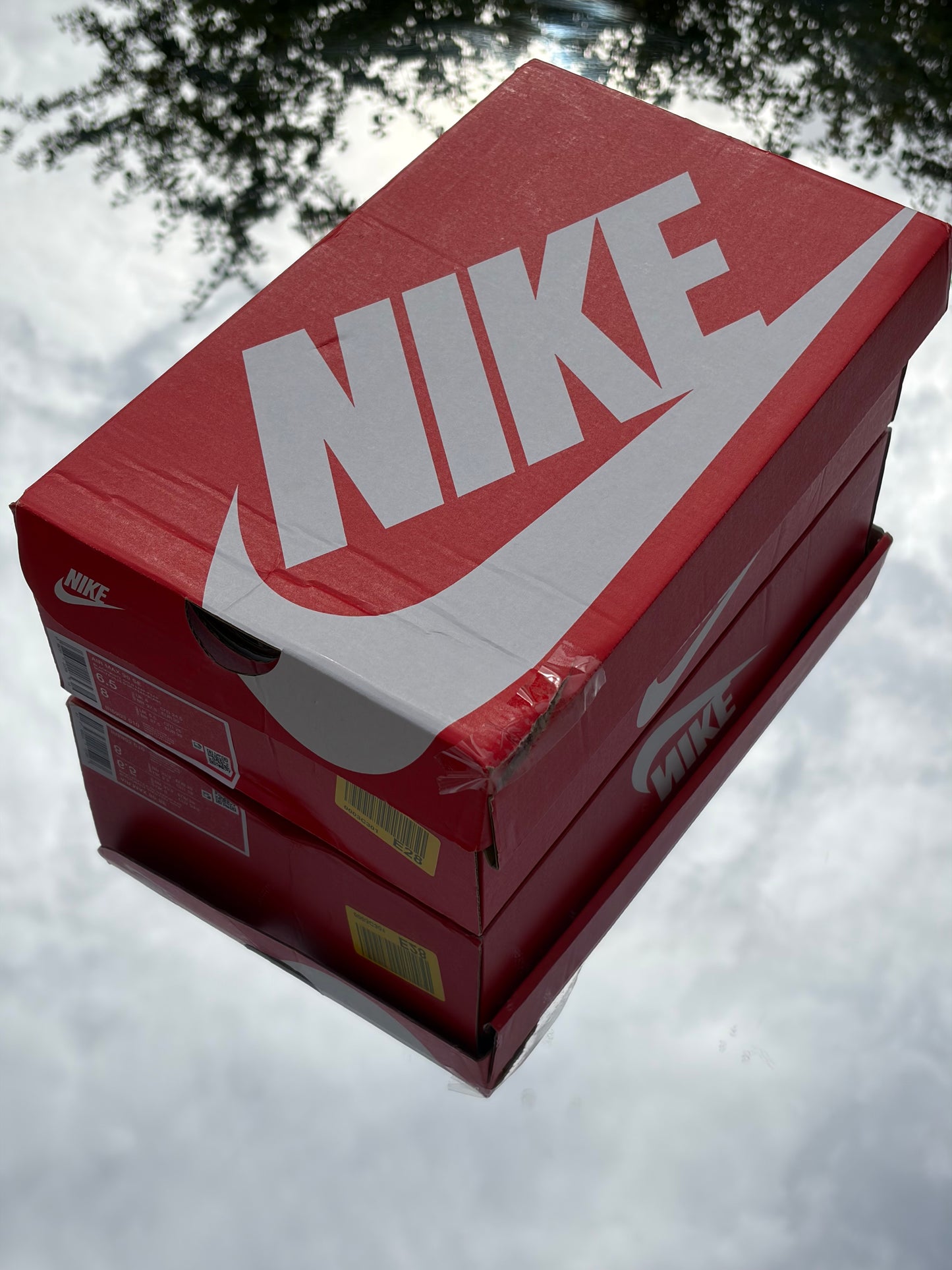 Nike Air Max 90 SE Black White Gold Leaf Pear - Taille 39