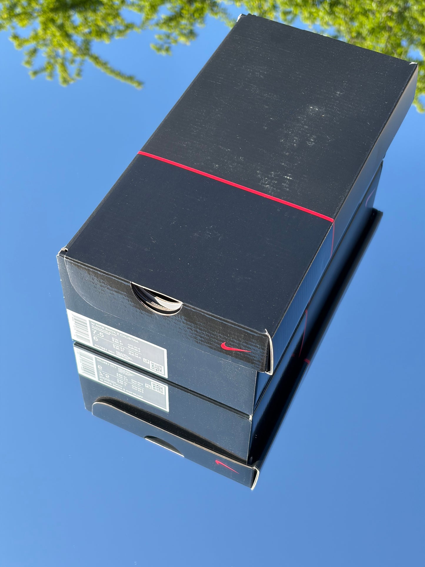 Nike Shox Z Calistra Black University Red X Labelhood - Taille 38,5