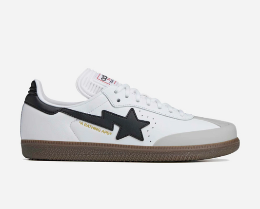 Adidas Samba White X Bape