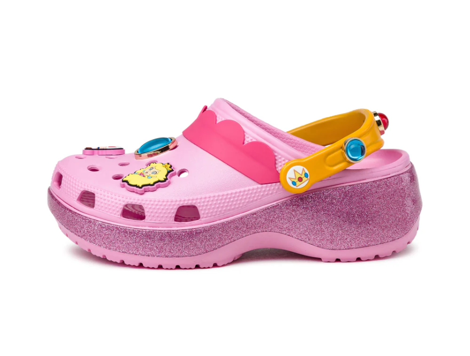 Crocs x Super Mario Platform Clog *Princess Peach*