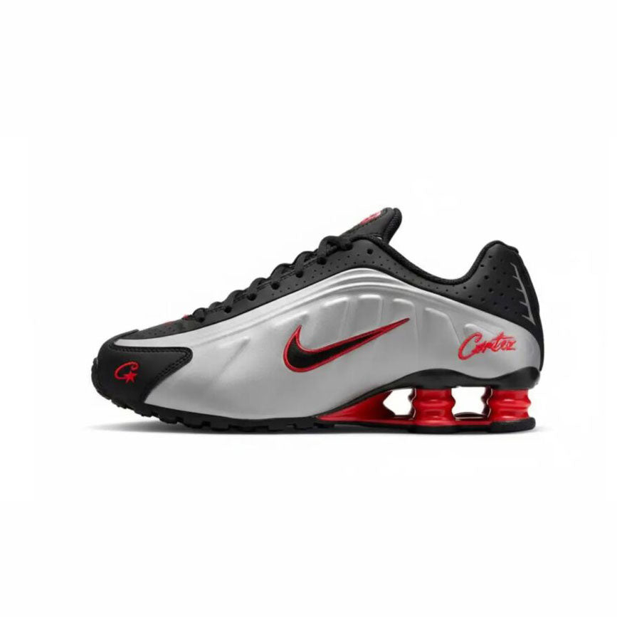 Nike Shox R419 Metallic Silver X Corteiz