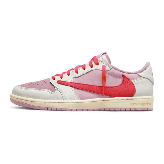Jordan 1 Low Tropical Pink X Travis Scott
