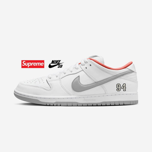 Nike Dunk SB White X Supreme