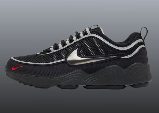 Nike Air Zoom Spiridon Black Metallic Silver