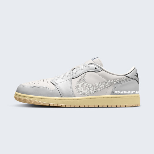 Jordan 1 Low Floral Swoosh