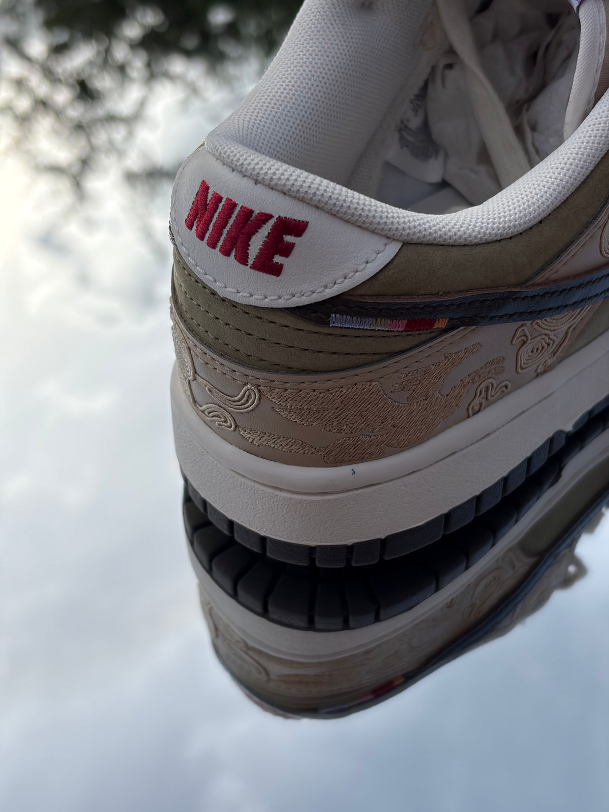 Nike Dunk Low Chinese New Year / Year of the Horse Linen Dark Hazel Phantom - Taille 38,5