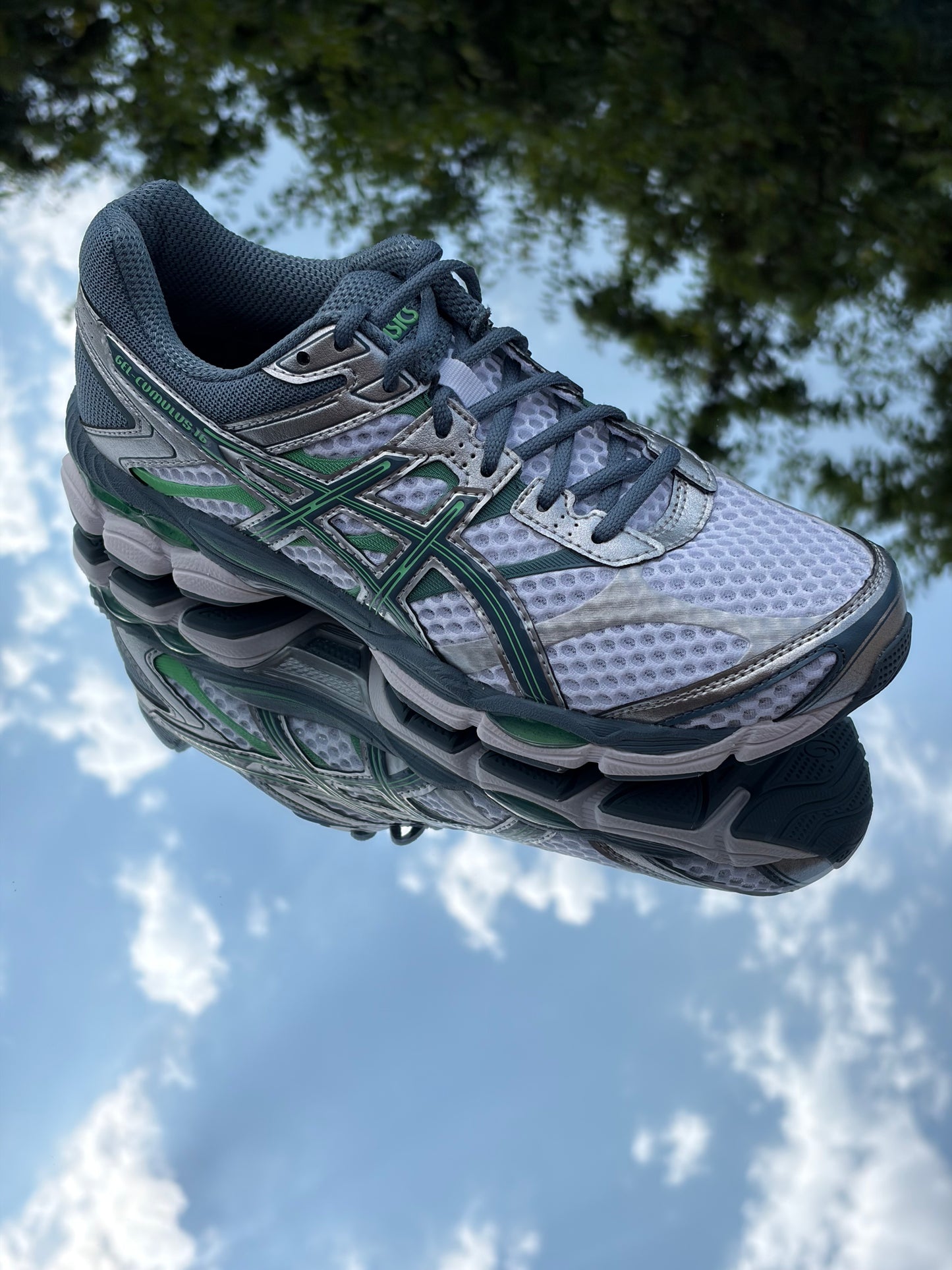 Asics Gel-Cumulus 16 White Ironclad - Taille 41,5