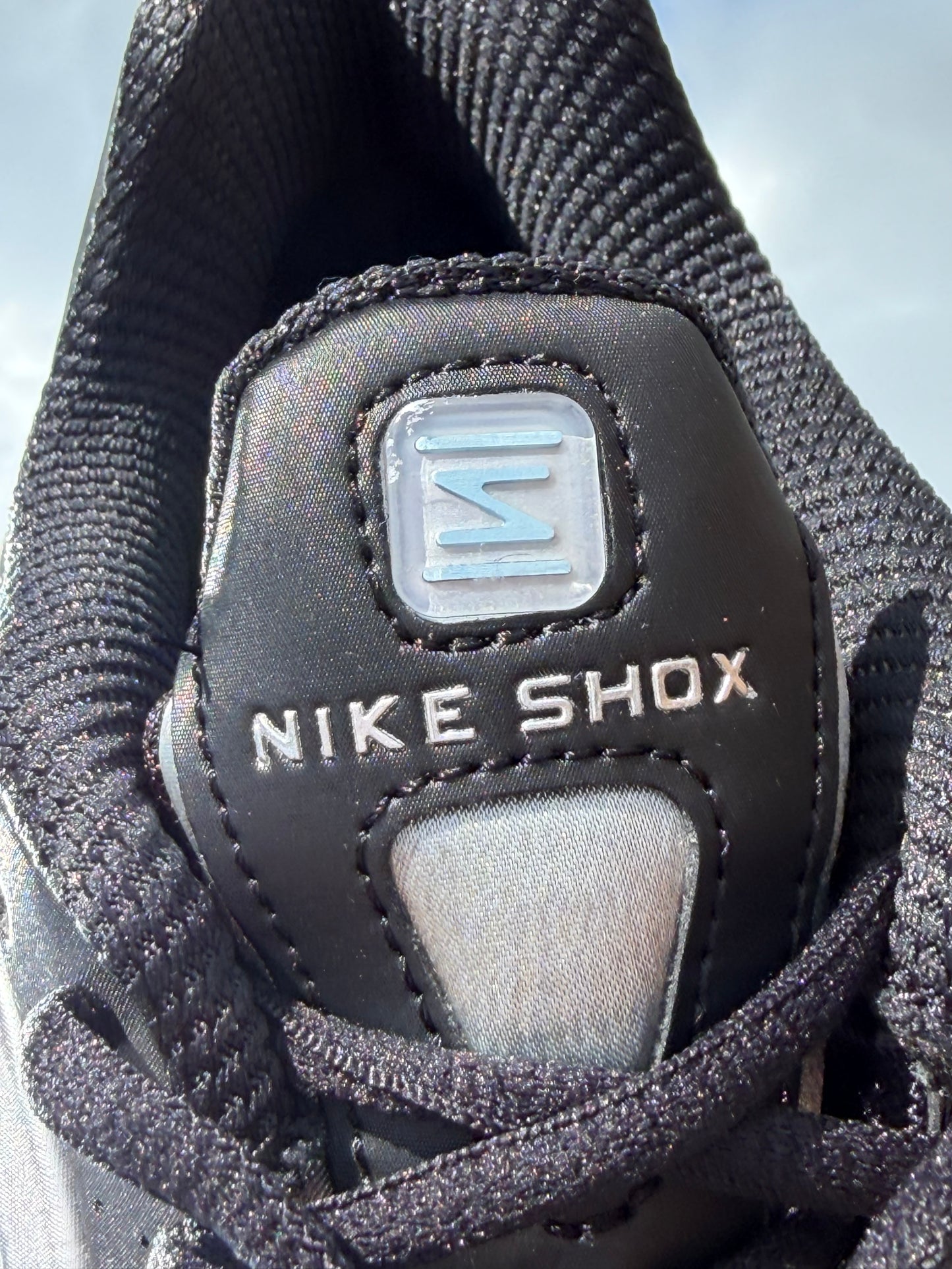 Nike Shox R4 Metallic Silver Black Psychic Blue - Taille 44