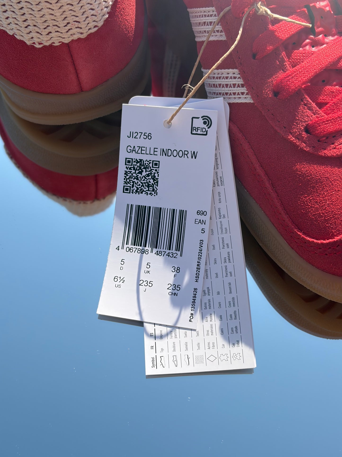 Adidas Gazelle Indoor Better Scarlet - Taille 38