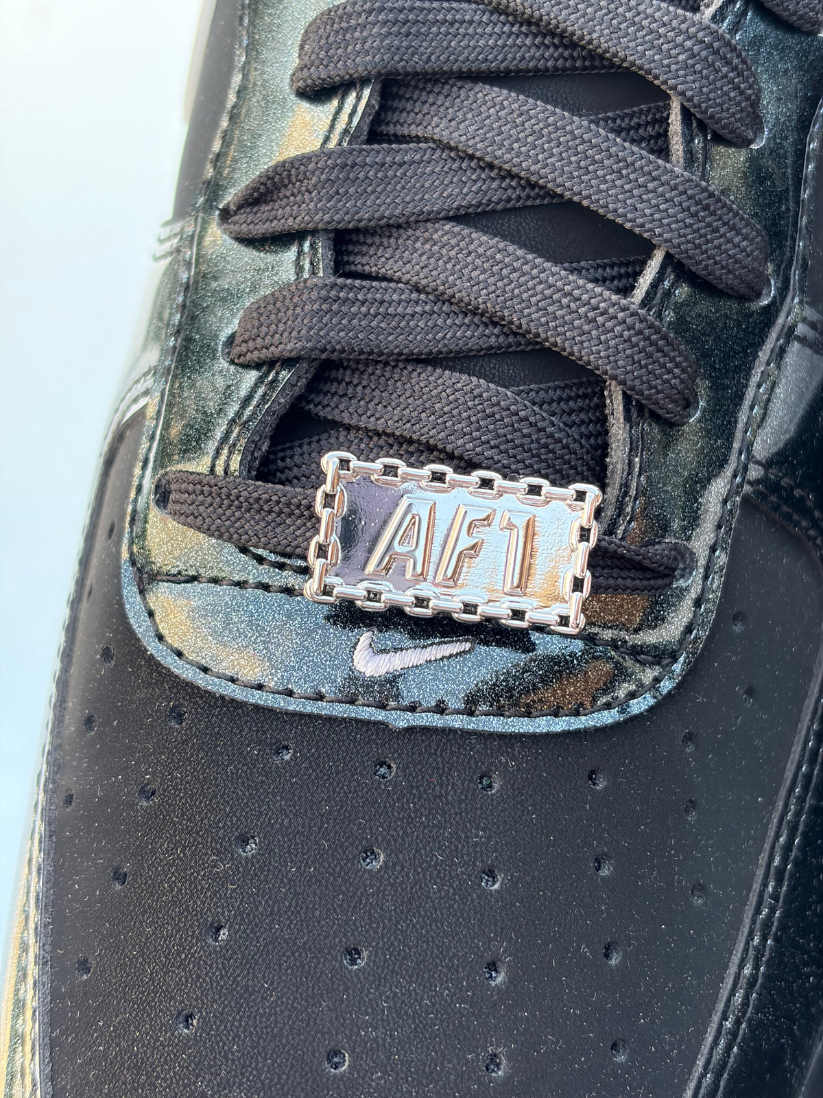 Nike Air Force 1 Low ´07 LV8 Glam Rock Black White - Taille 47