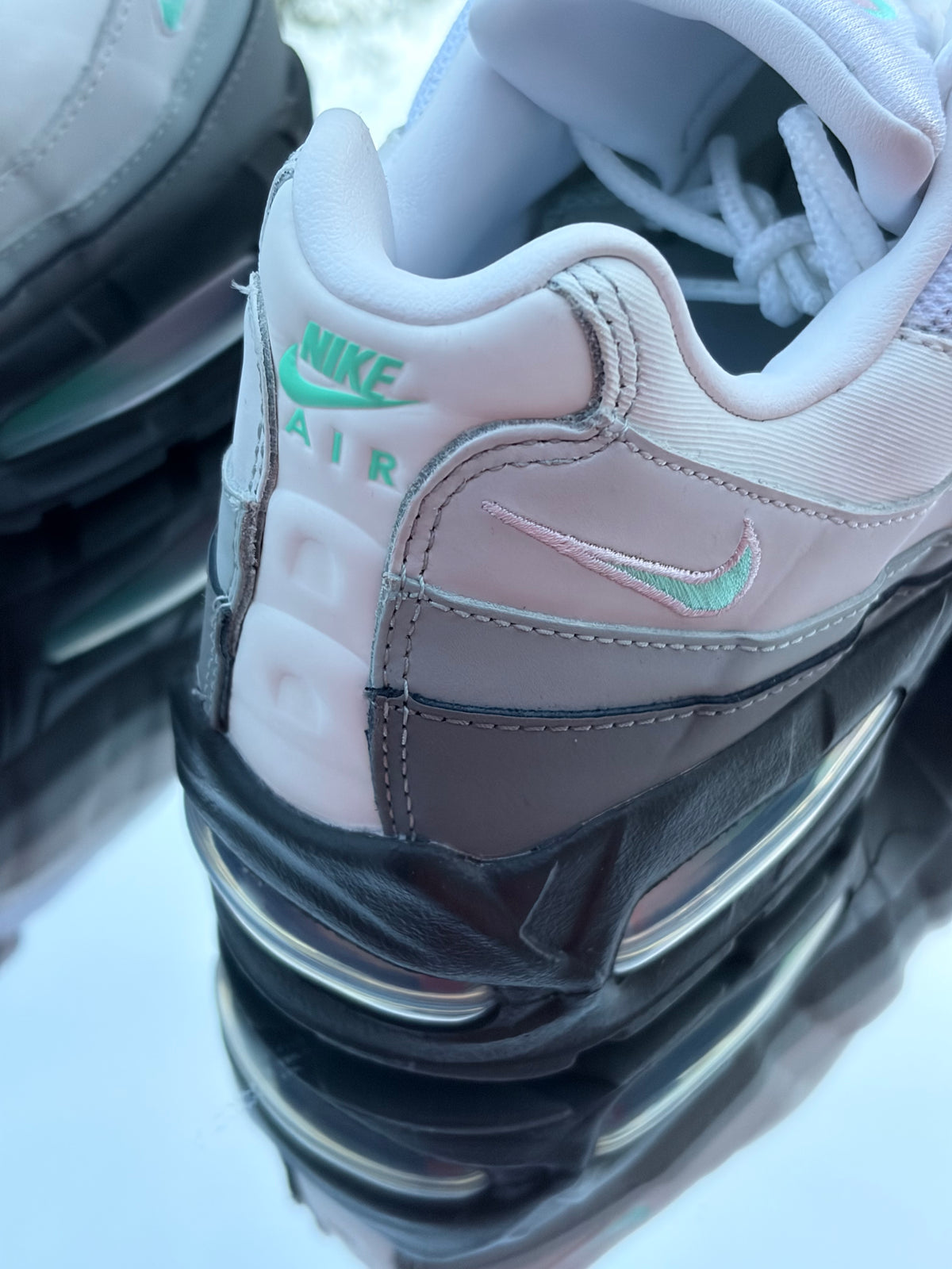Nike Air Max 95 Big Bubble White Hyper Turquoise - Taille 40,5
