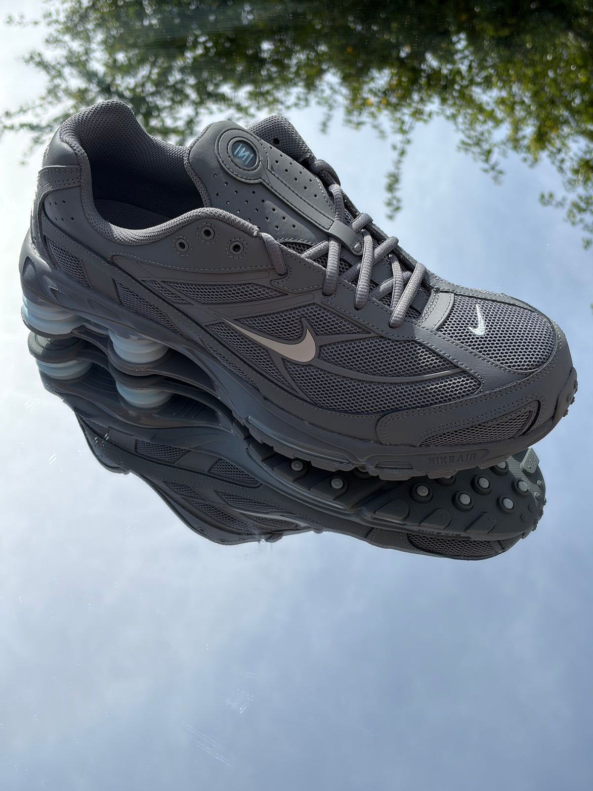 Nike Shox Ride 2 Cool Grey Celestine Blue Metallic Silver - Taille 47,5