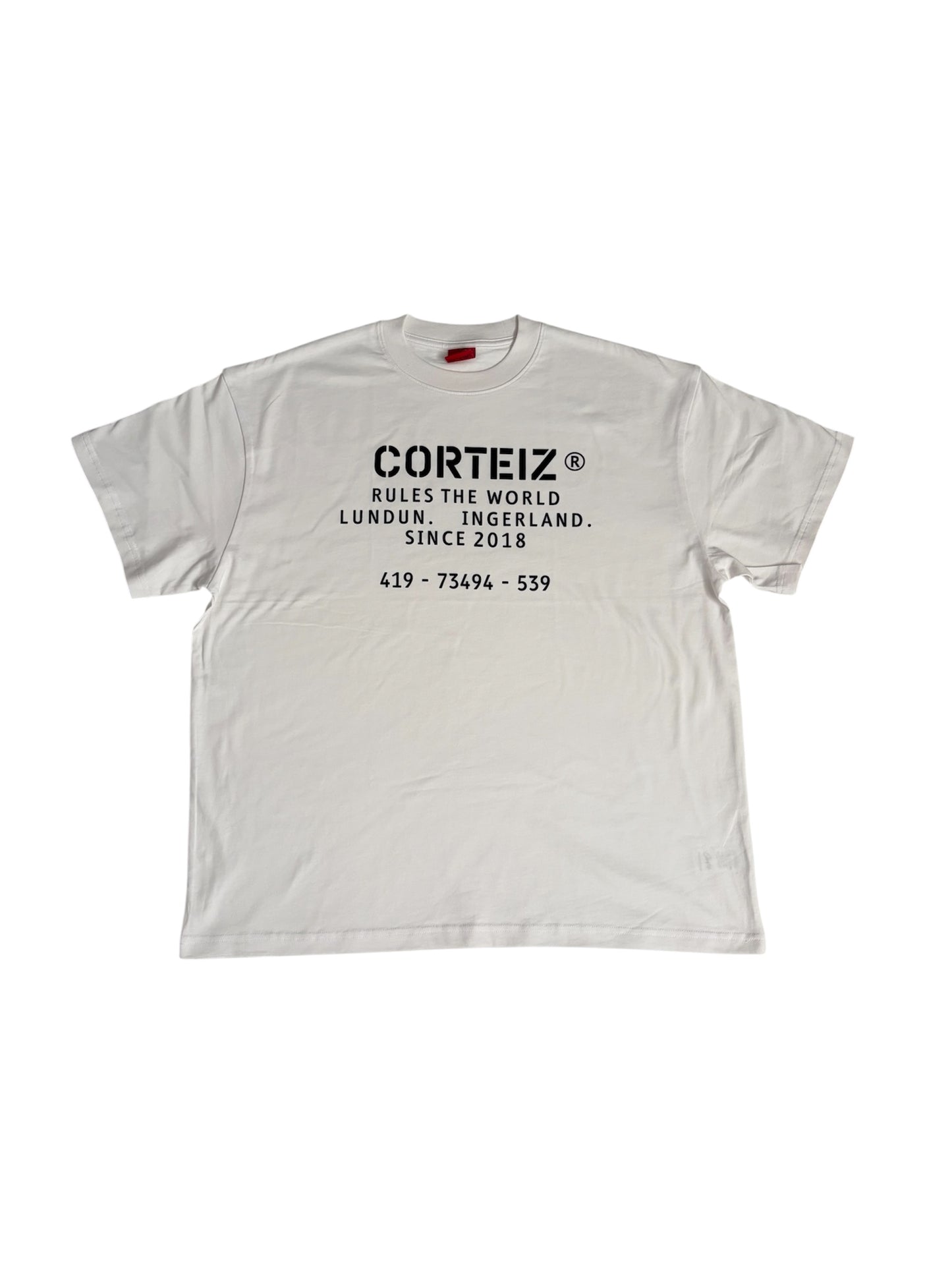 T-shirt Corteiz Stencil White - Taille L