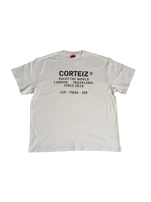 T-shirt Corteiz Stencil White - Taille L
