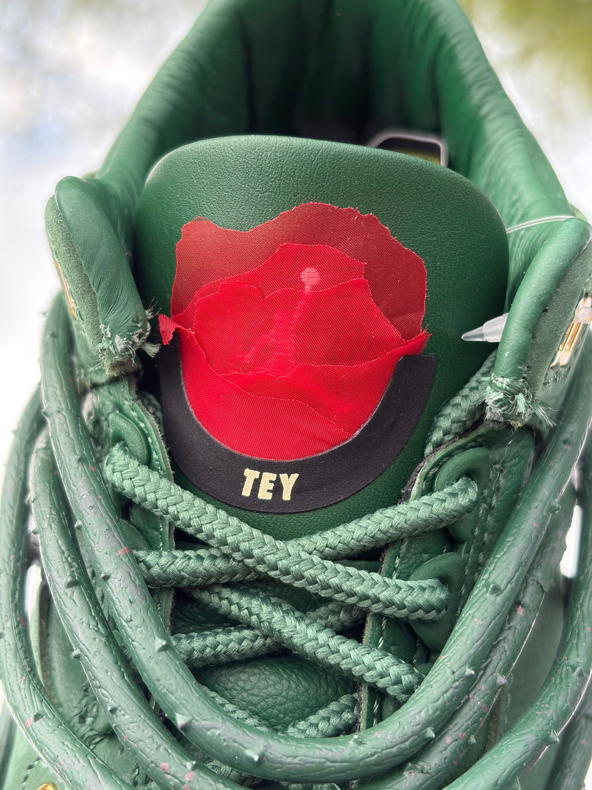Air Jordan 3 Retro OG SP Contrete Rose X Teyana Taylor Fire Red Gorge Green - Taille 35,5