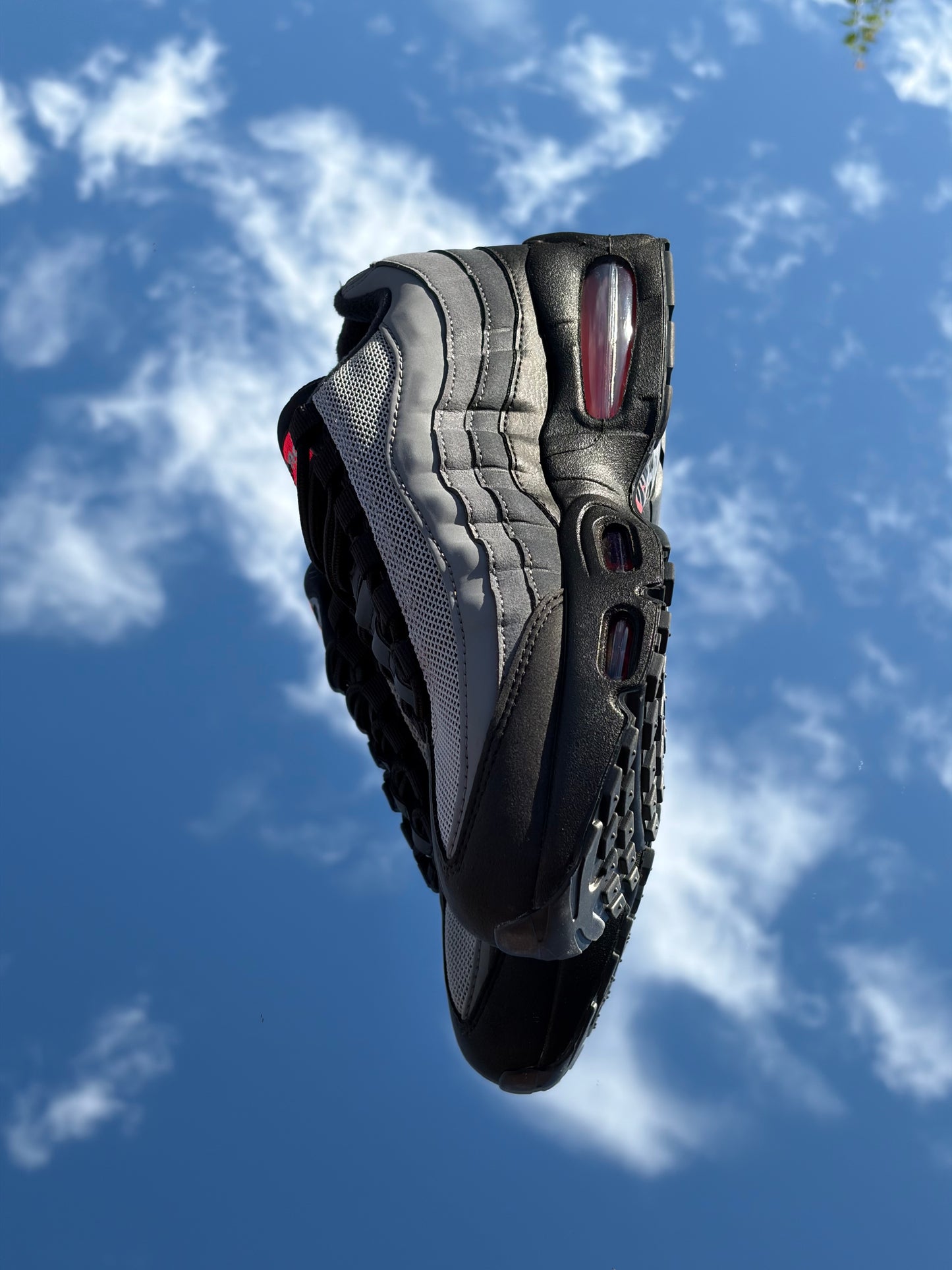 Nike Air Max 95 Black Bright Crimson - Taille 38,5