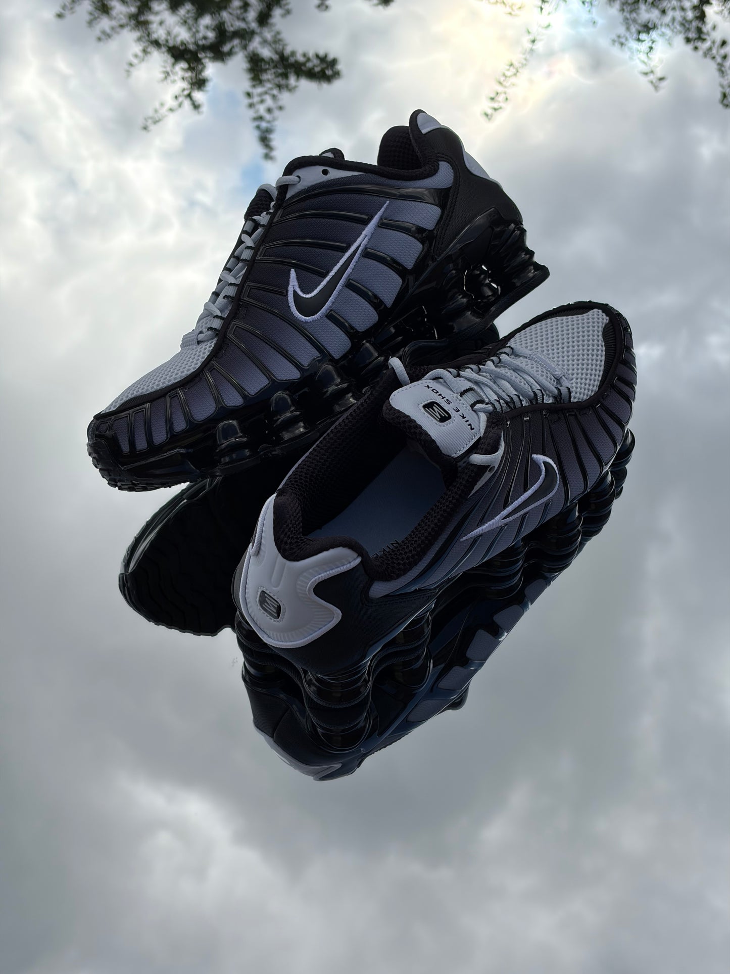 Nike Shox TL Black White Pure Platinum - Taille 40,5