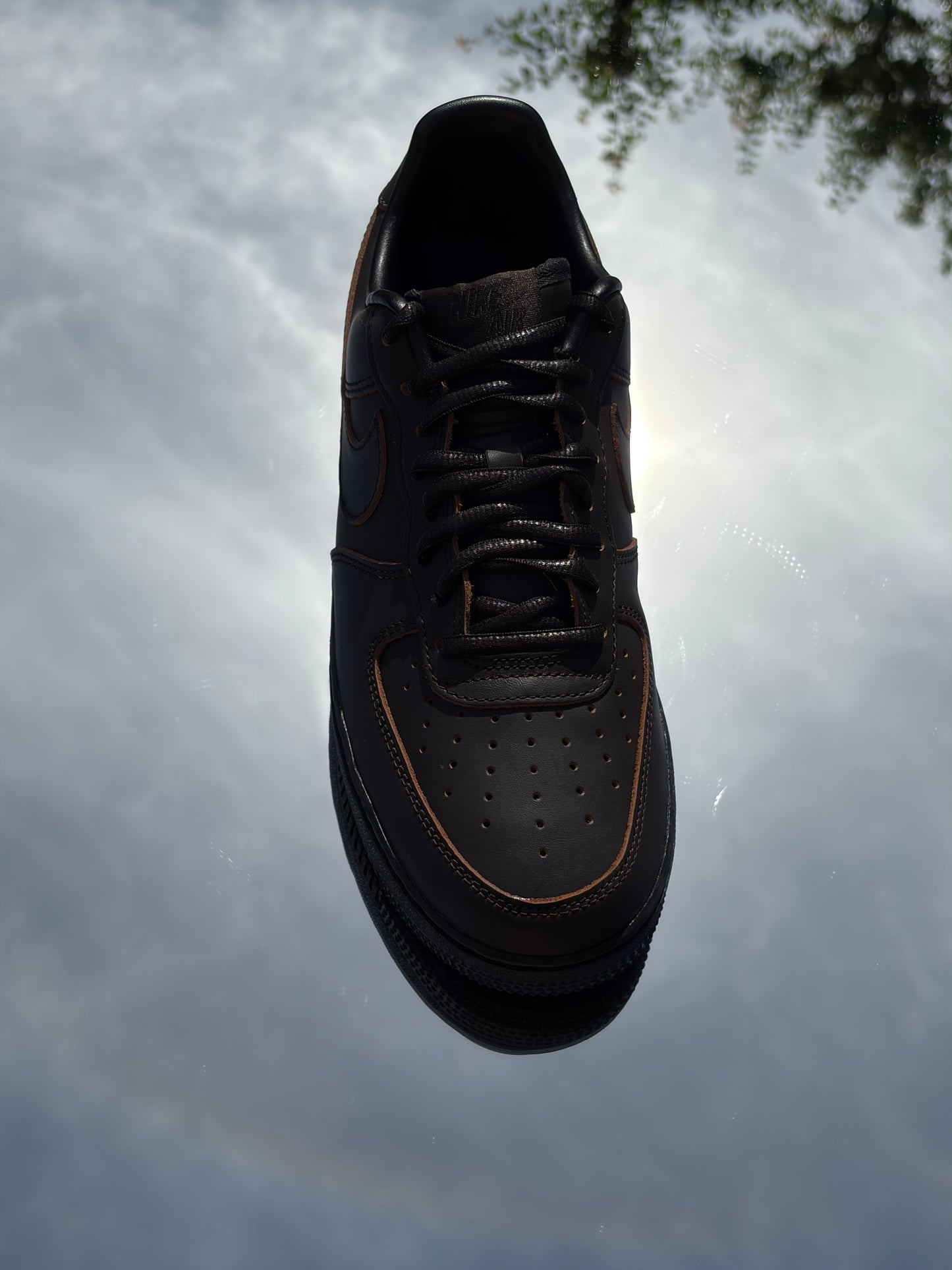 Nike Air Force 1 Morse Code Velvet Brown - Taille 41