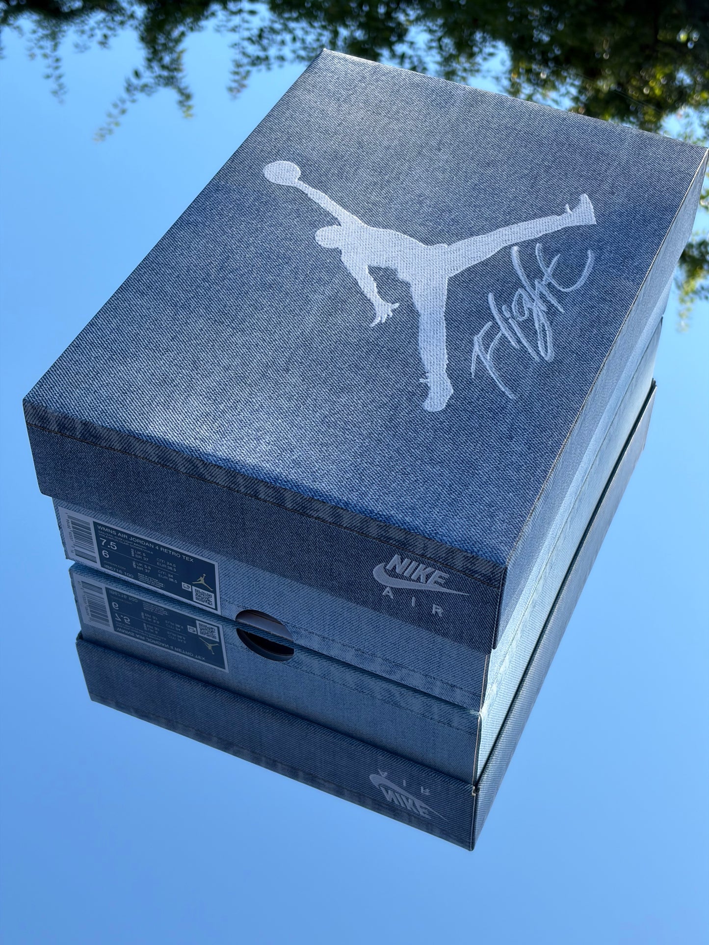 Jordan 4 Tex Worn Blue - Taille 38,5