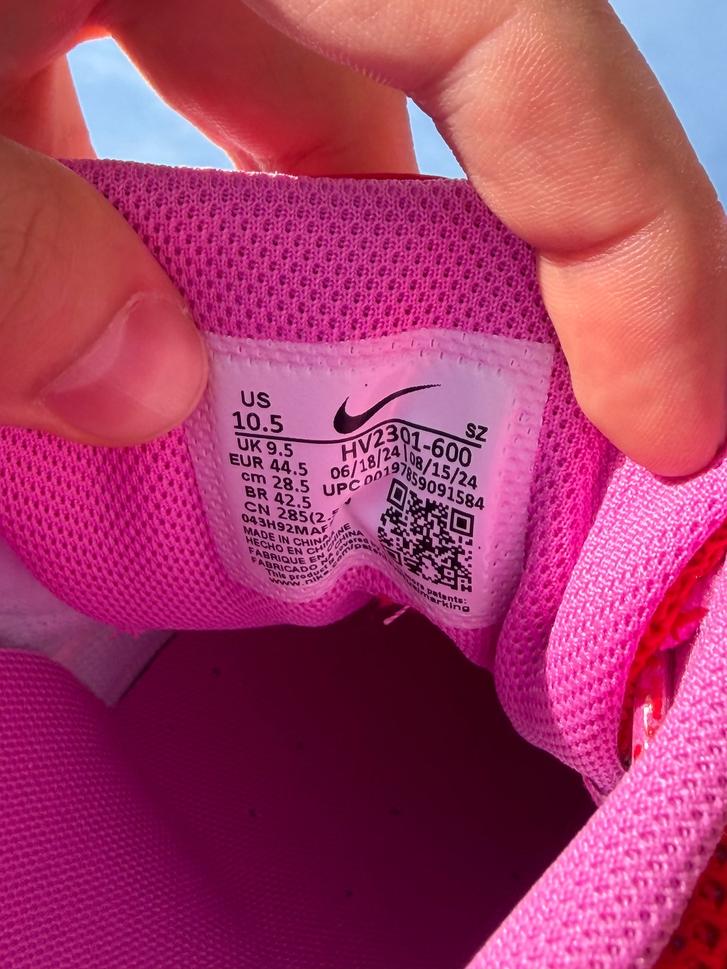 Nike Air Max 1 Valentine’s Day Playful Pink - Taille 44,5