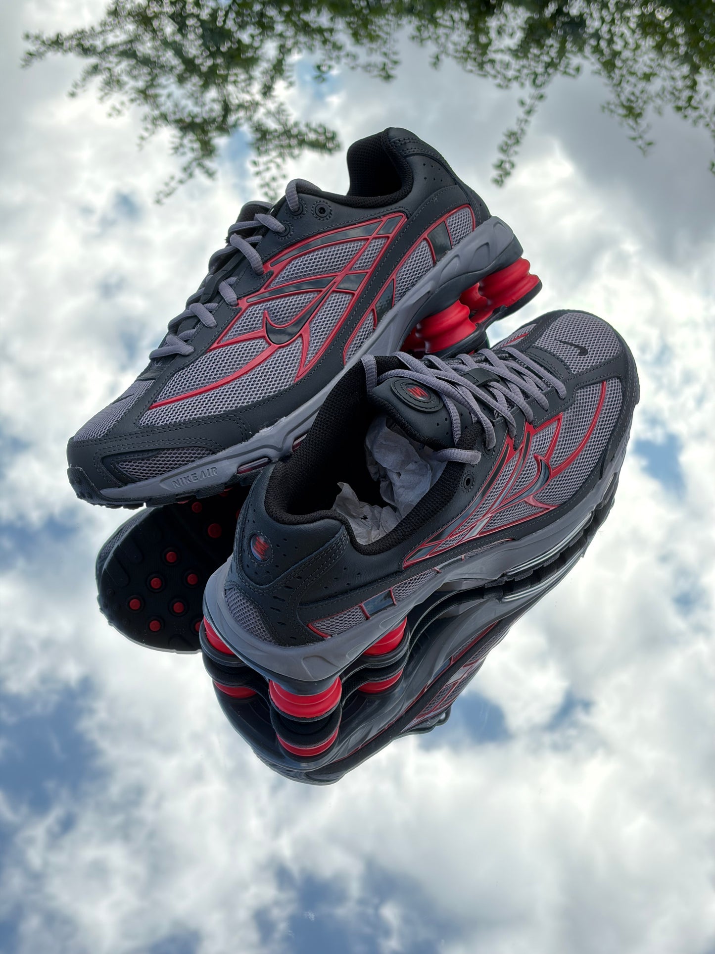 Nike Shox Ride 2 Pencil Point Black Anthracite Red - Taille 42