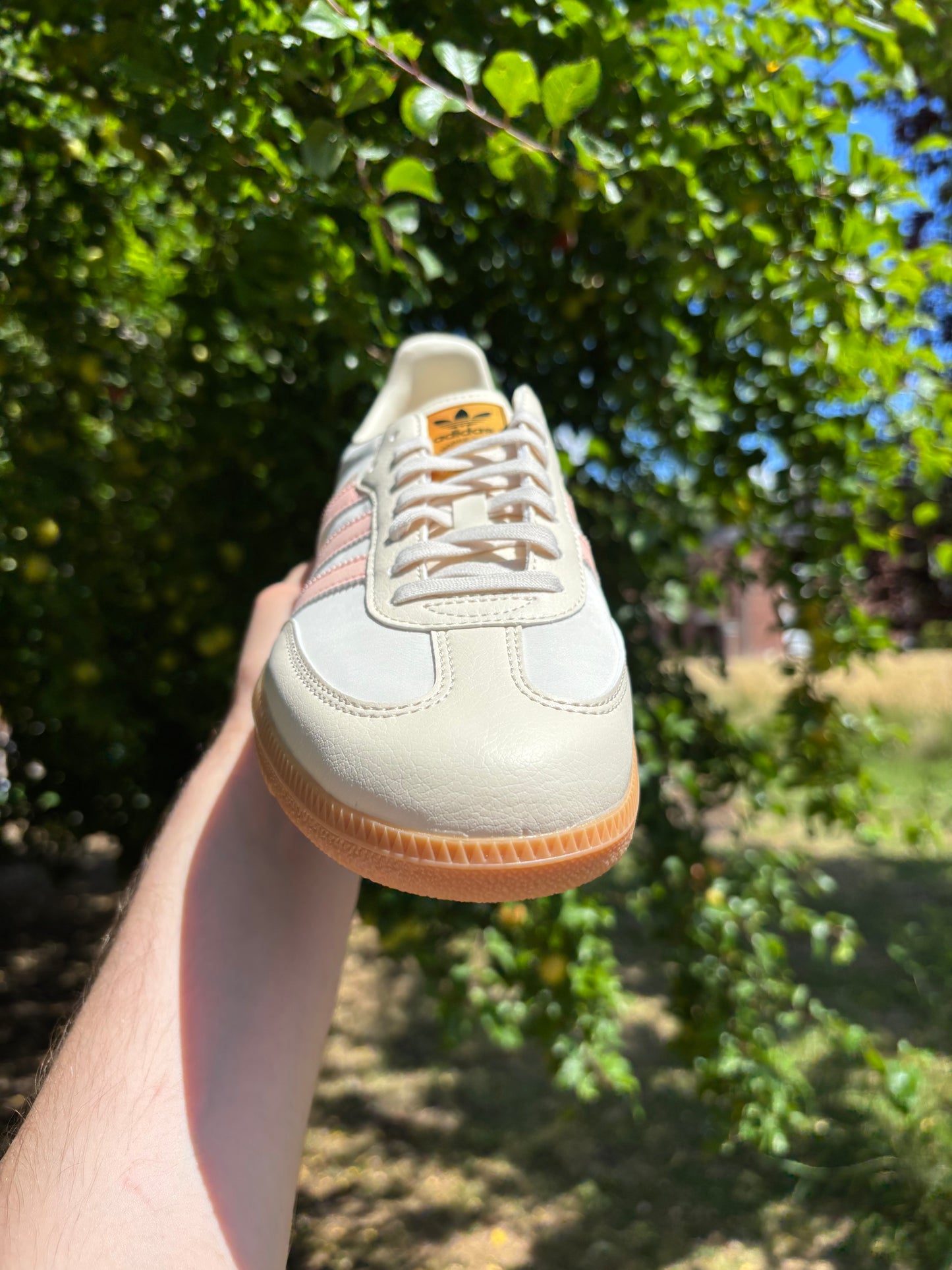 Adidas Samba OG Wonder White Clear Orange - 38.5