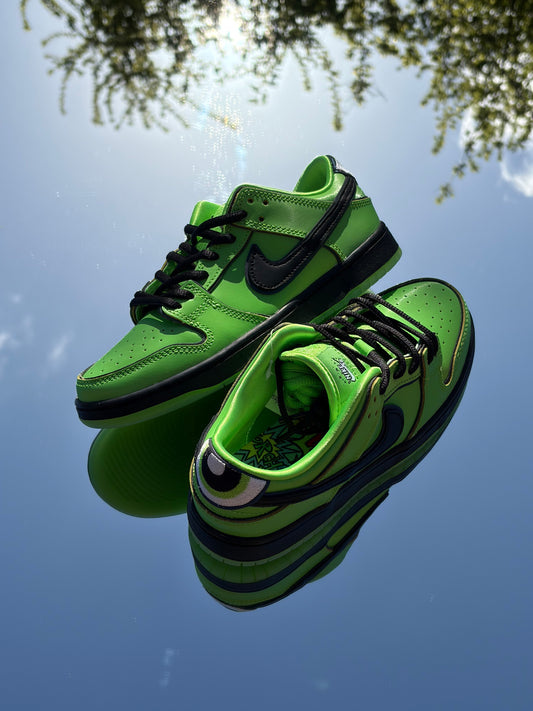 Nike Dunk SB Buttercup X The Powerpuff Girls - Taille 35