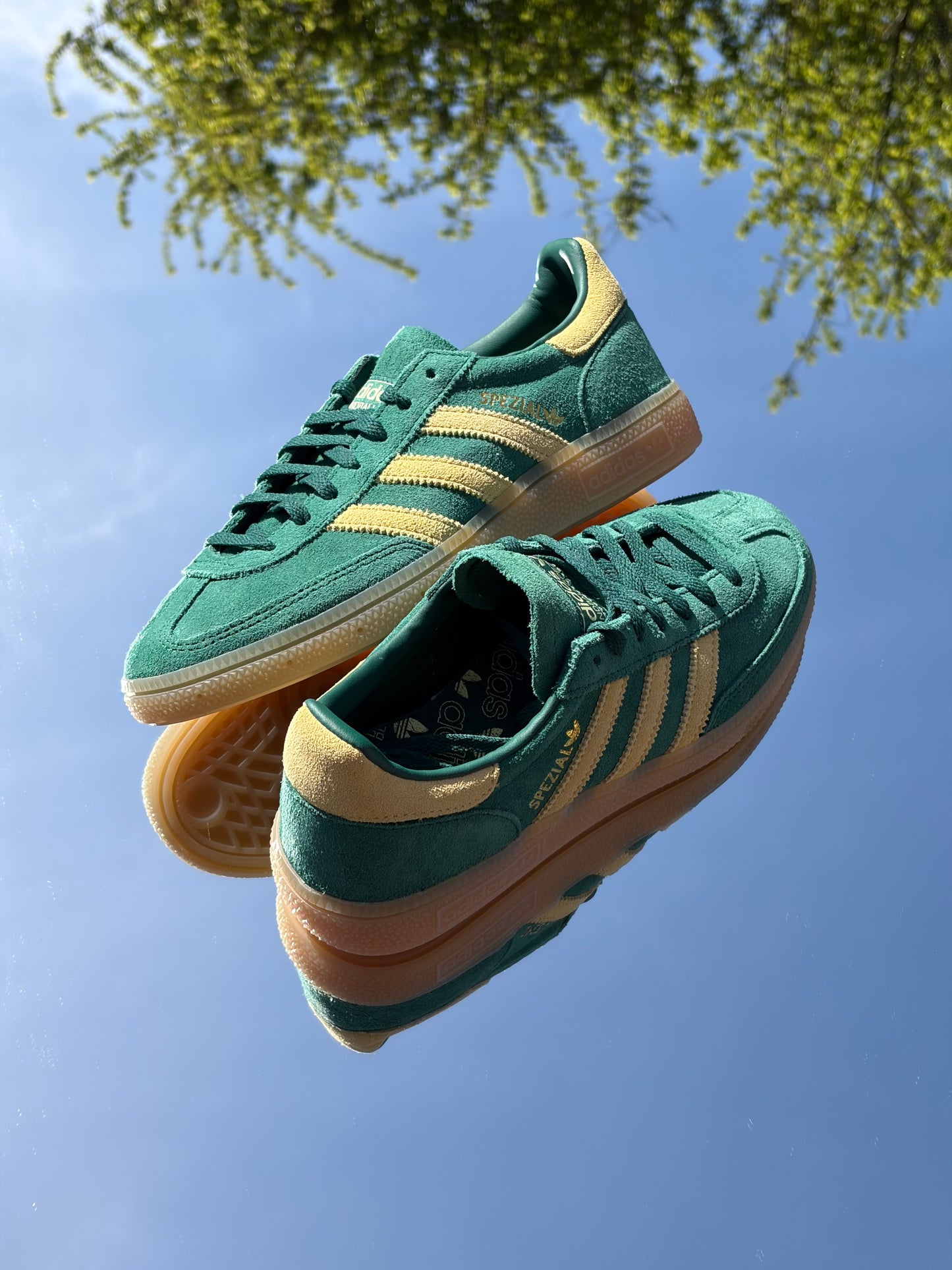 Adidas Handball Spezial Green Almost Yellow - Taille 38