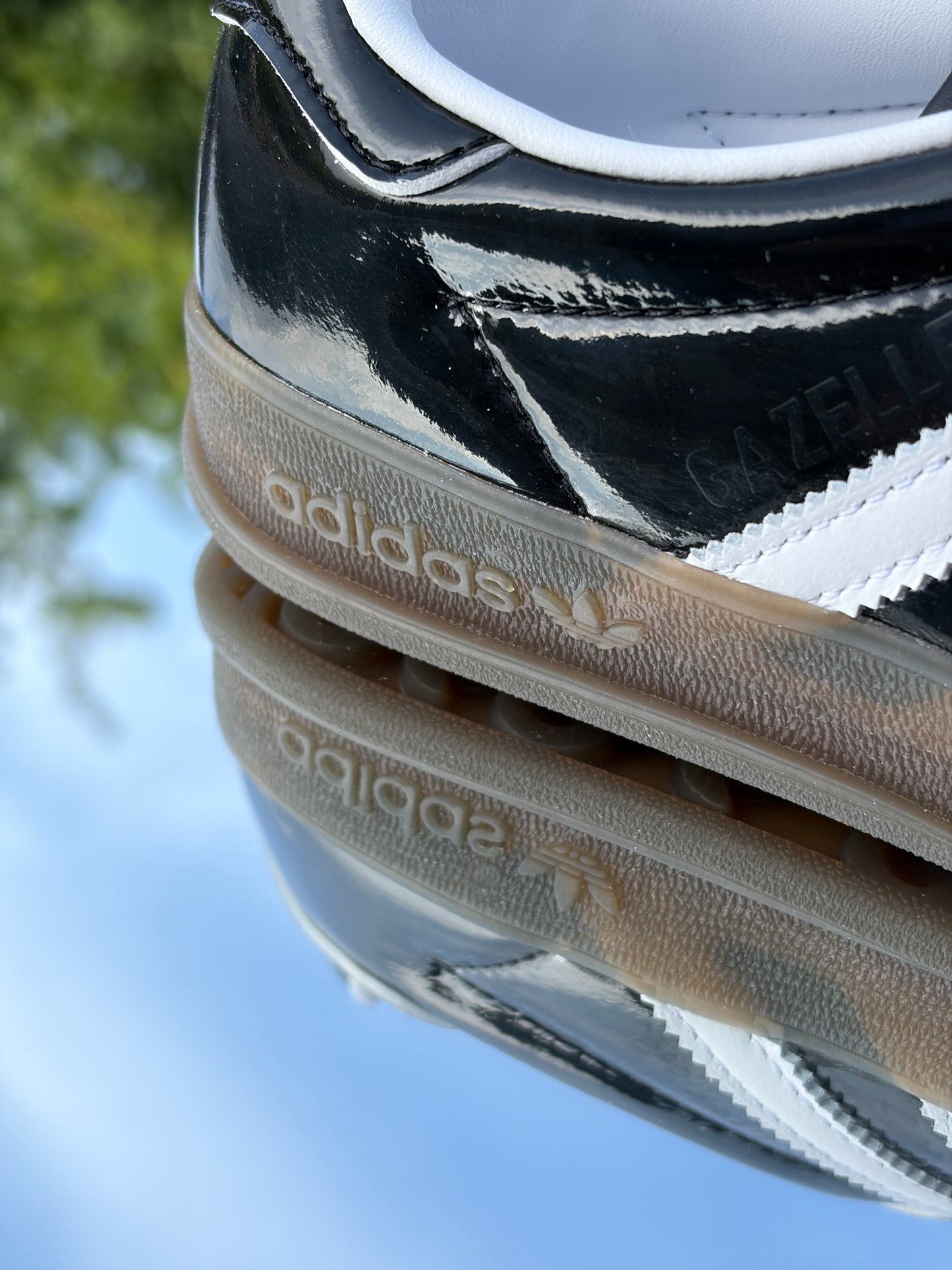 Adidas Gazelle Indoor Core Black Patent - Taille 36,5