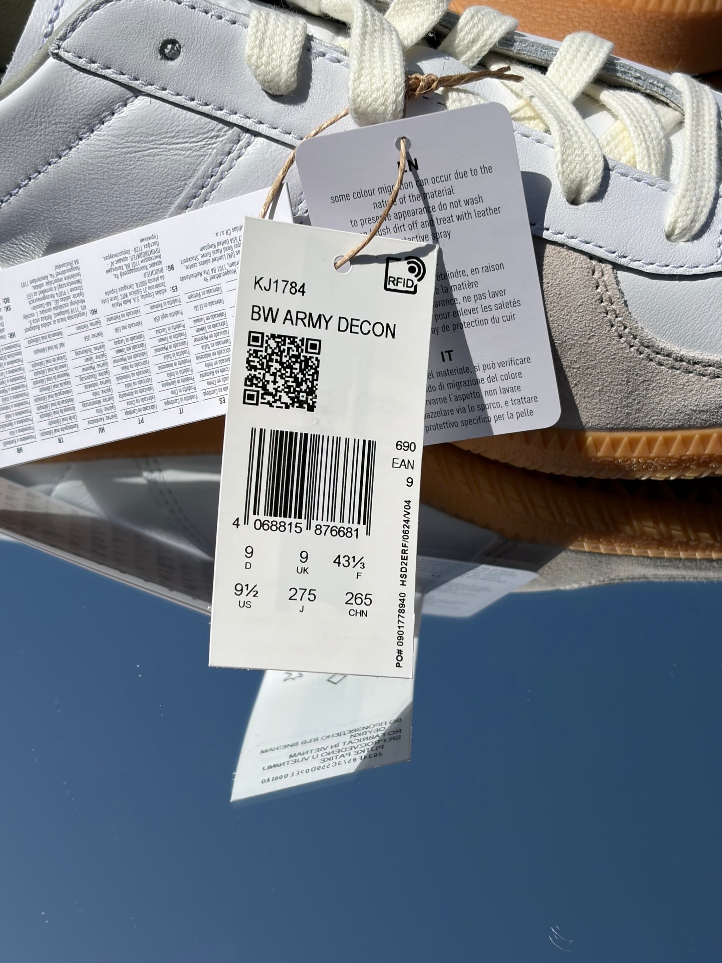 Adidas BW Army Decon White Gum - Taille 43,5