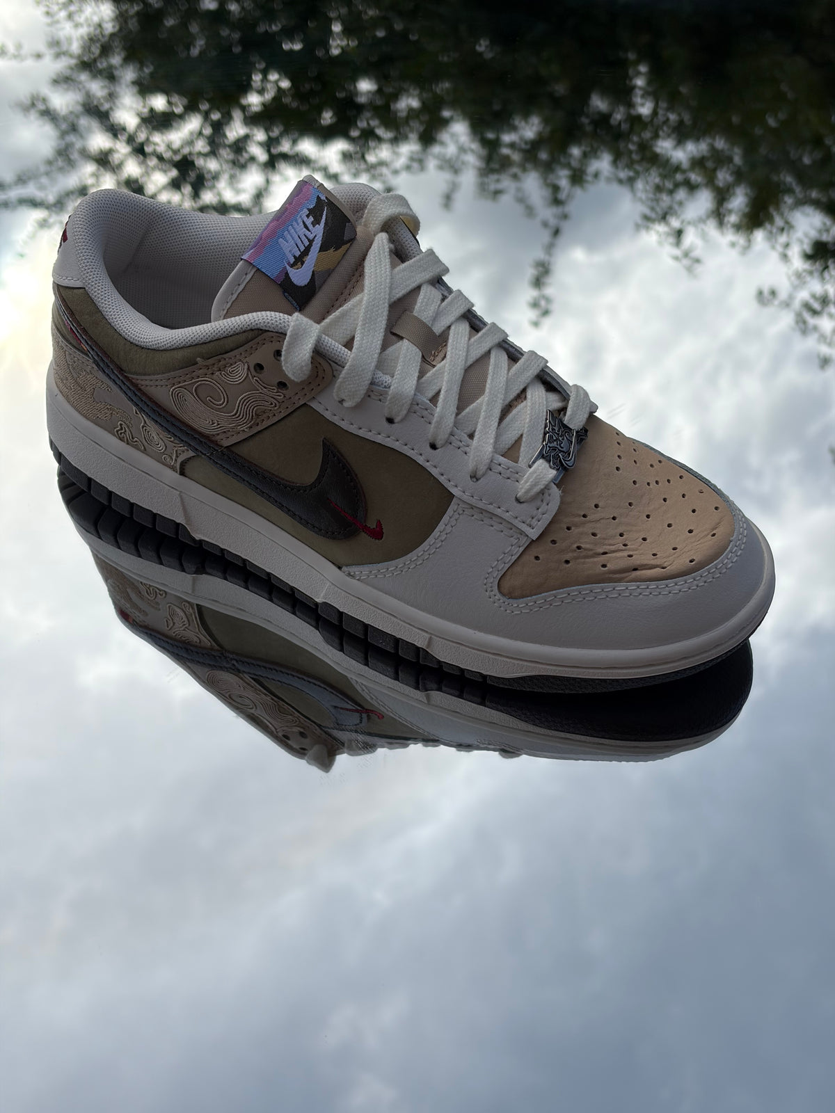 Nike Dunk Low Chinese New Year / Year of the Horse Linen Dark Hazel Phantom - Taille 38,5