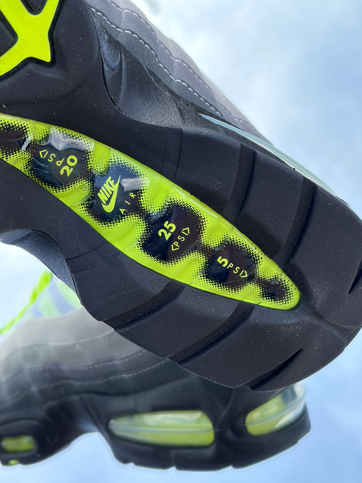 Nike Air Max 95 Big Bubble Neon Yellow Black Anthracite - Taille 39