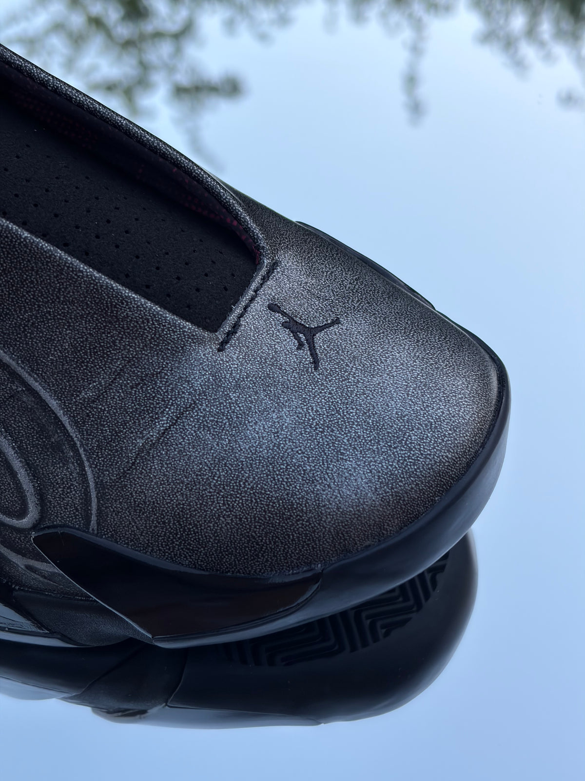 Air Jordan 14 Retro Mule SP Black Metallic Silver X Mowalola - Taille 44