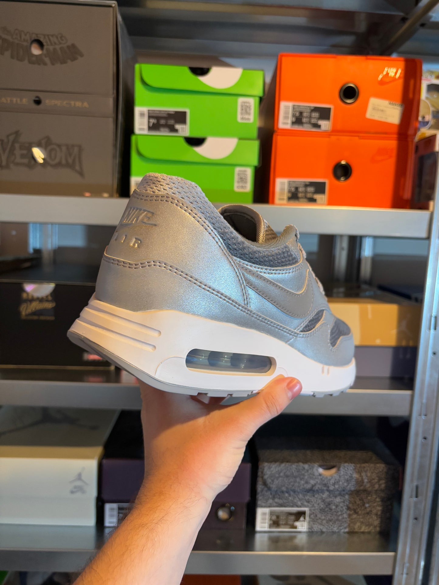 Nike Air Max 1 ‘86 OG Big Bubble Metallic Silver (Taille 45,5)