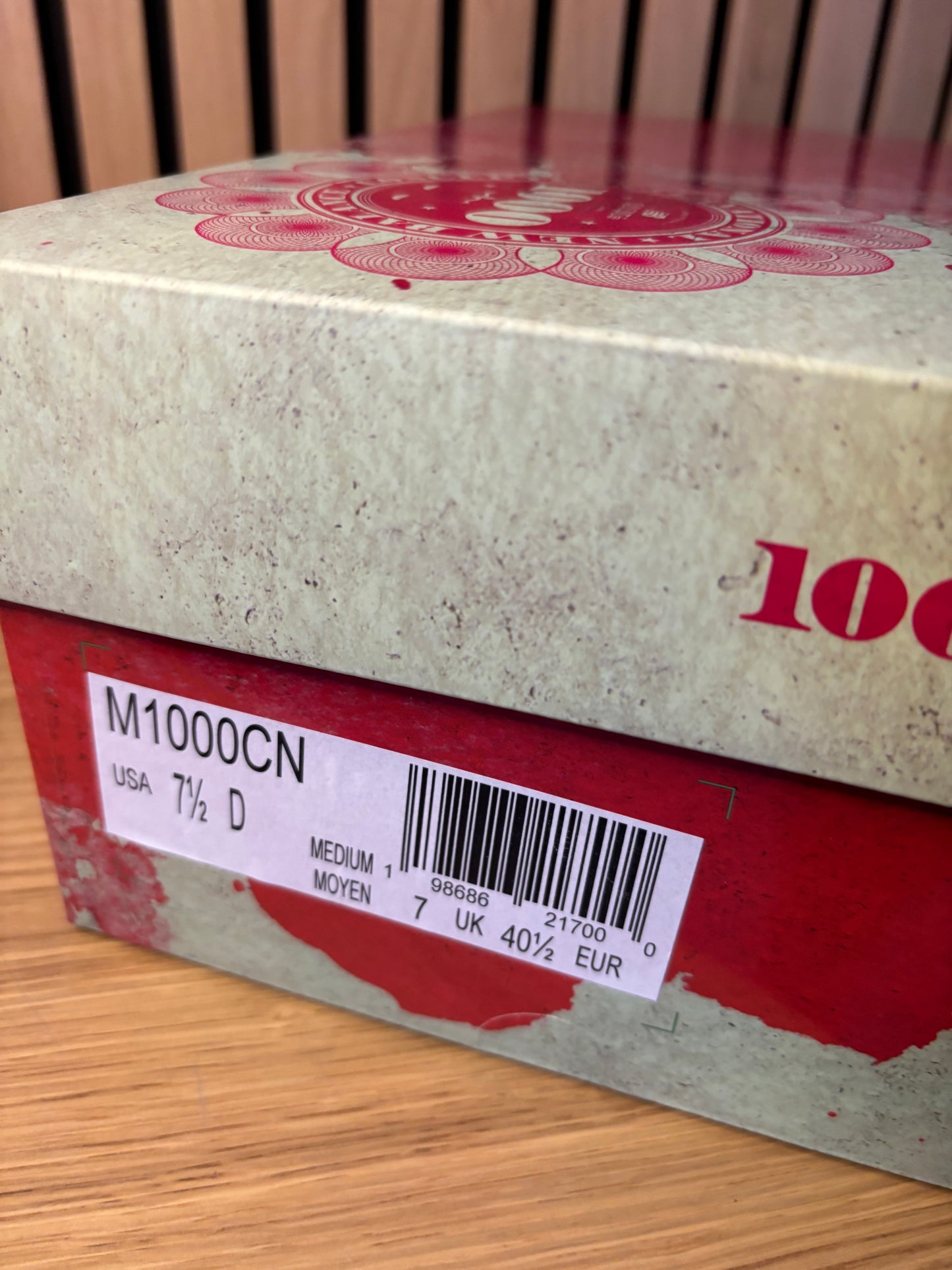 New Balance 1000 X Concepts - 40.5