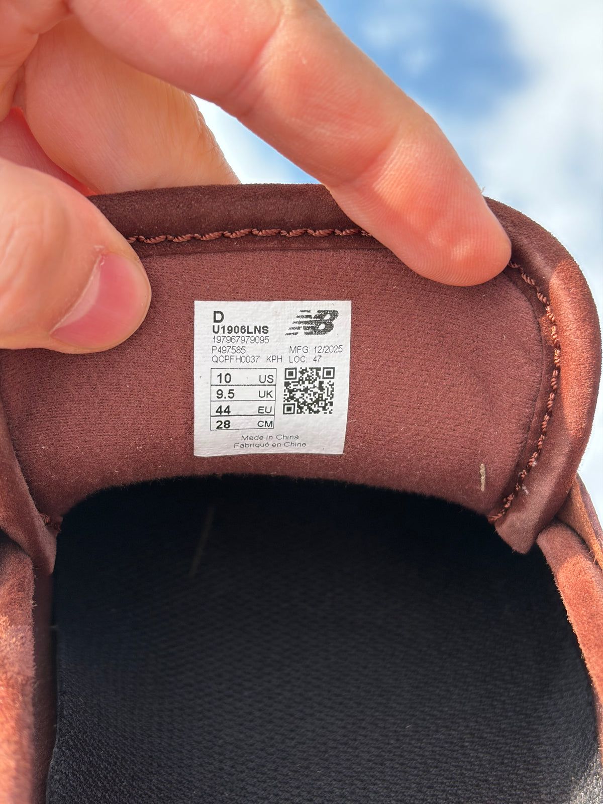 New Balance 1906L Rich Oak Suede - Taille 44