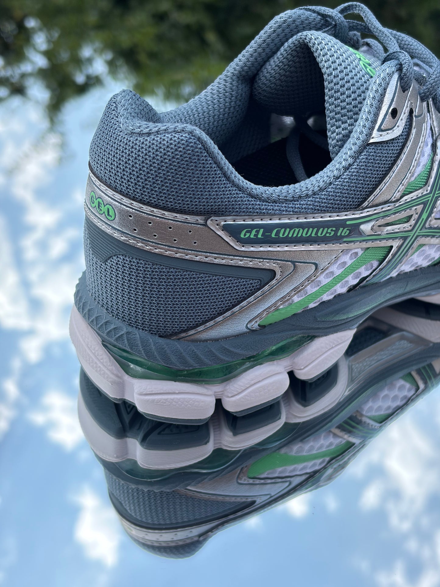 Asics Gel-Cumulus 16 White Ironclad - Taille 41,5