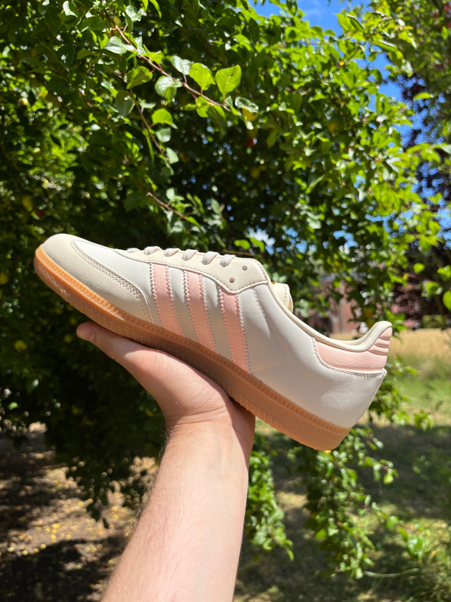 Adidas Samba OG Wonder White Clear Orange - 38.5