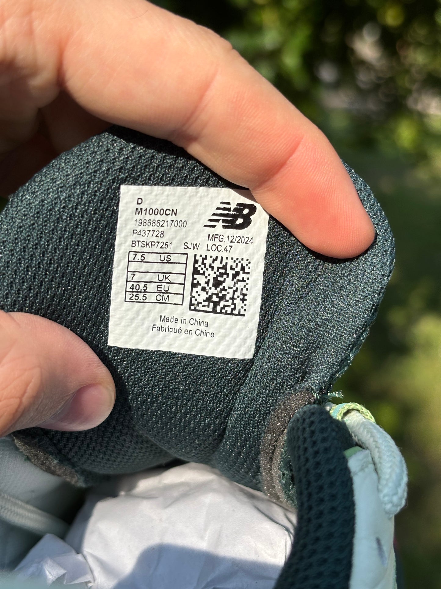 New Balance 1000 X Concepts - 40.5