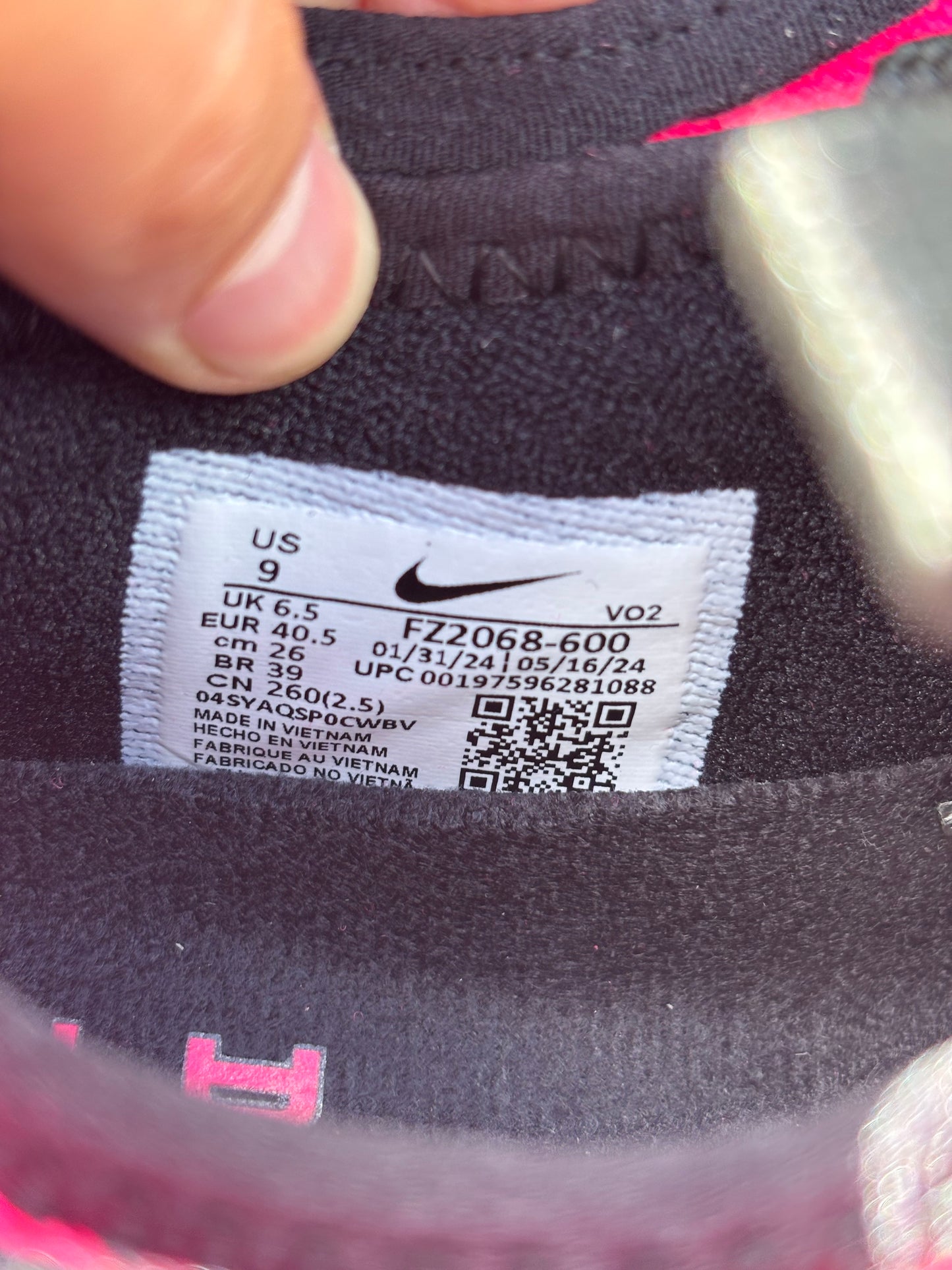 Nike Air Max Sunder Hyper Pink - 40,5