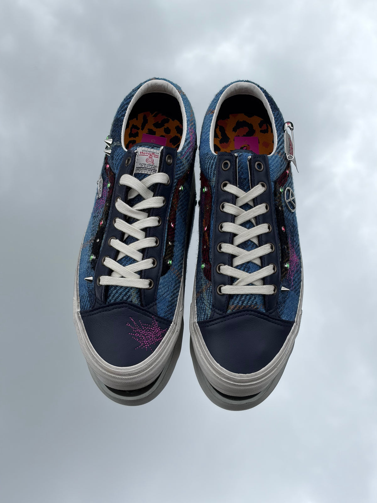 Vans LX Old Skool 36 Navy X Harris Tweed - Taille 45
