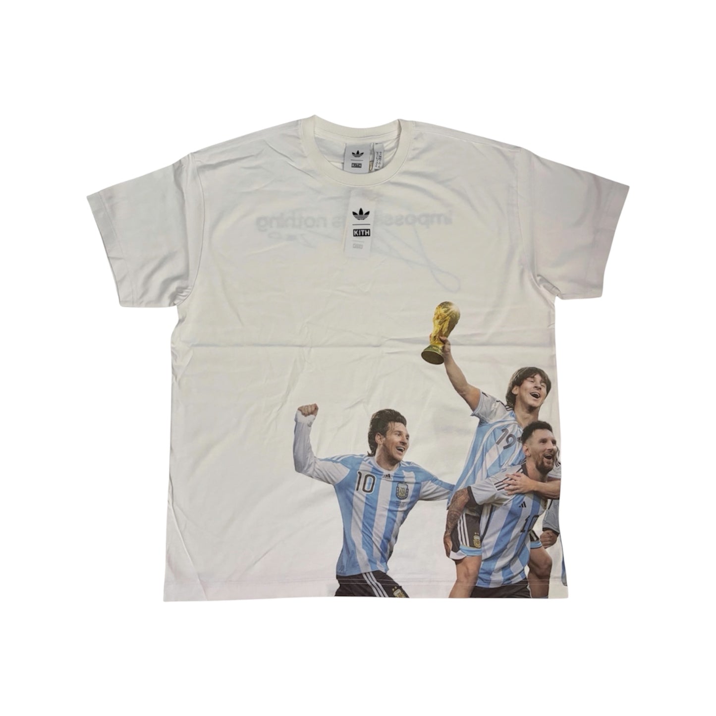 Adidas X Kith X Messi Football World Cup Graphic T-shirt - Taille M