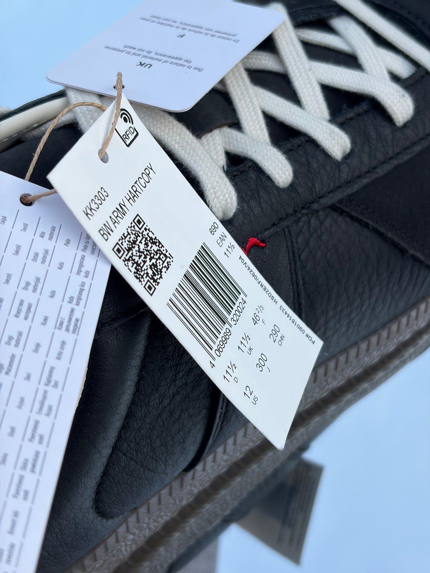 Adidas BW Army Black X Hartcopy - Taille 46,5