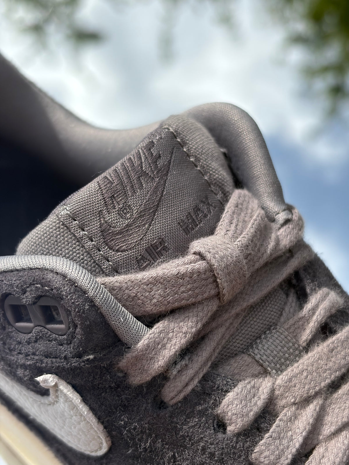 Nike Air Max 1 PRM Crepe Soft Grey Neutral Grey - Taille 36
