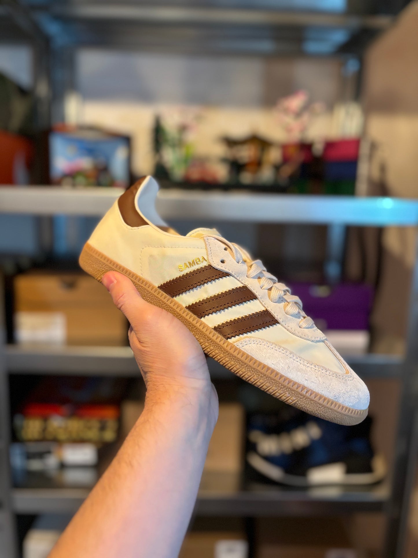 Adidas Samba OG Cream White Preloved Brown (Taille 39,5)