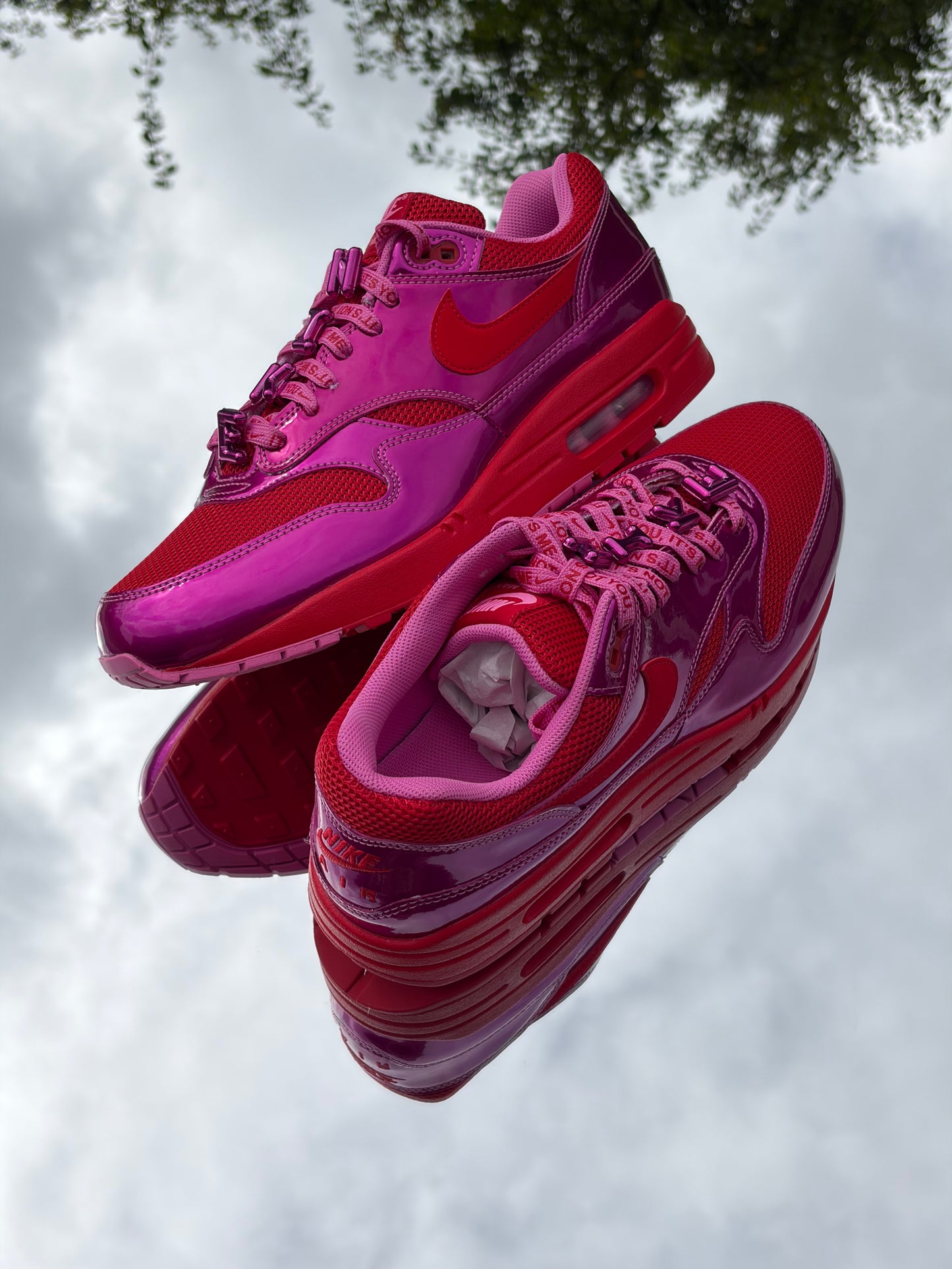 Nike Air Max 1 PRM Valentine’s Day Playful Pink University Red - Taille 44,5