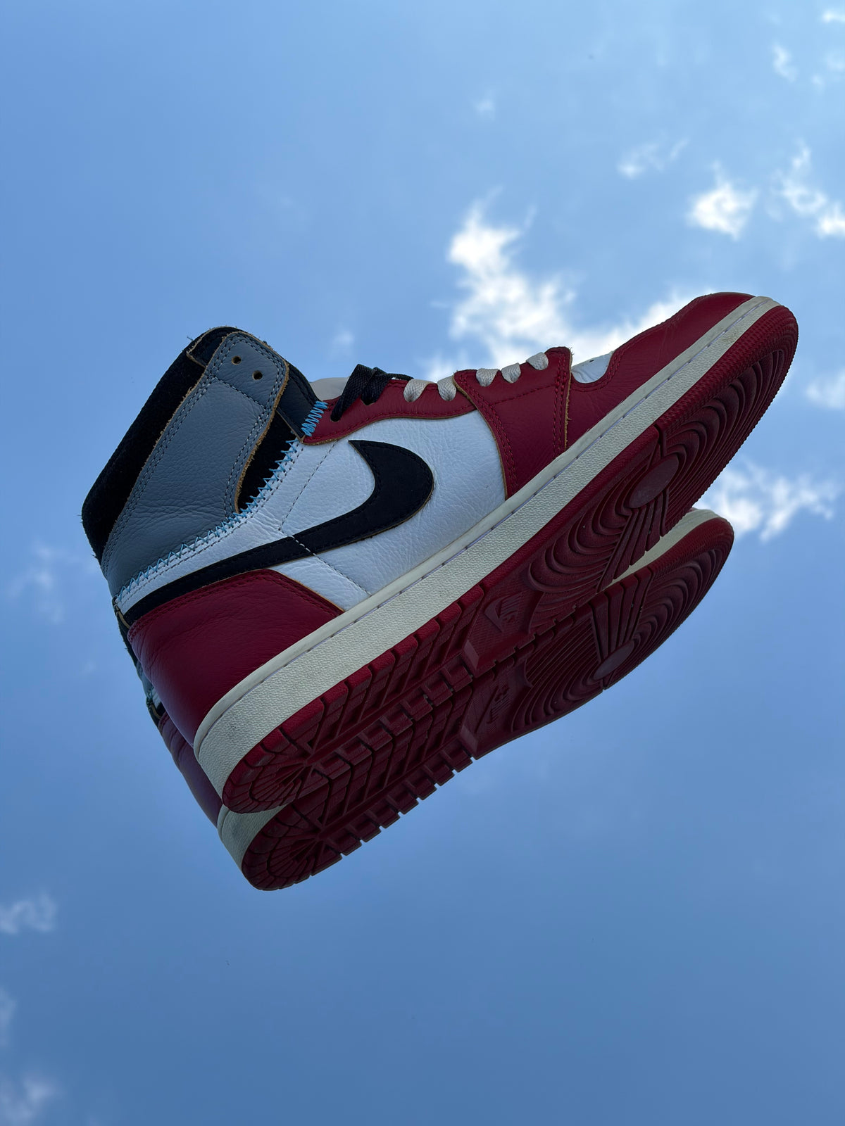 Air Jordan 1 Retro High OG SP Varsity Red Black Sail X Union LA - Taille 45