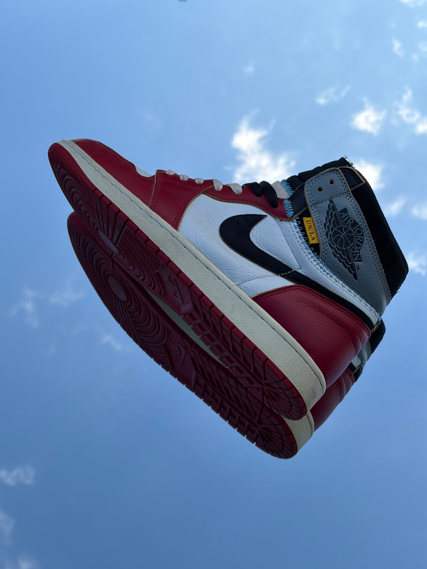 Air Jordan 1 Retro High OG SP Varsity Red Black Sail X Union LA - Taille 45