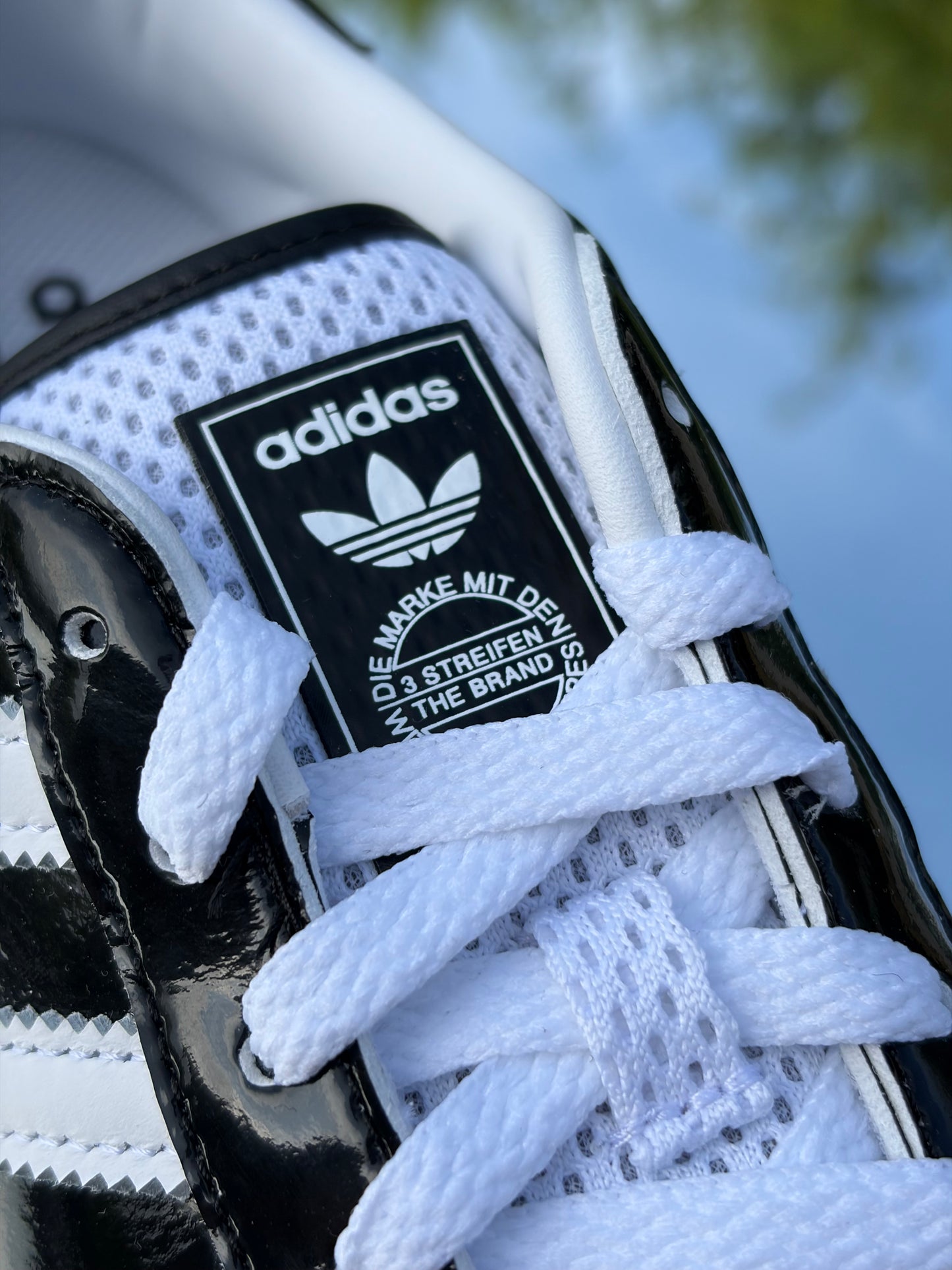 Adidas Gazelle Indoor Core Black Patent - Taille 36,5