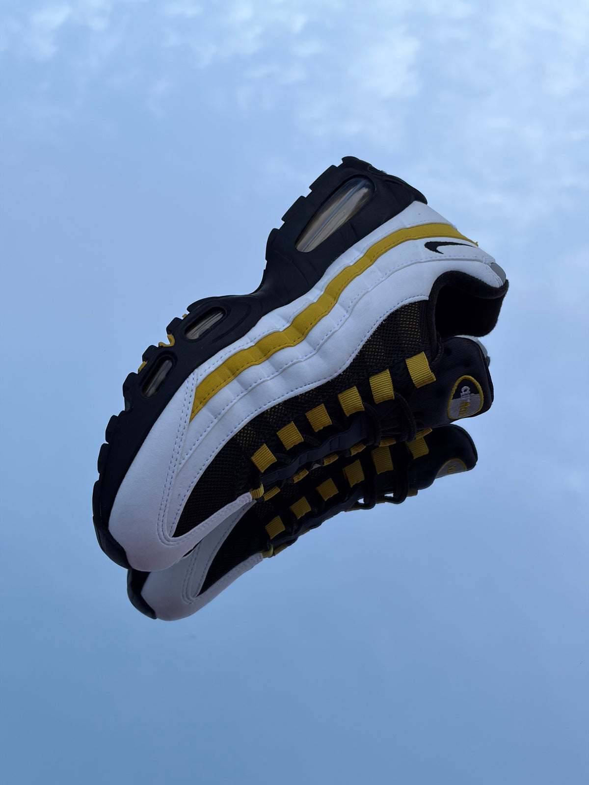 Nike Air Max 95 Big Bubble White Black Saffron Quartz - Taille 39